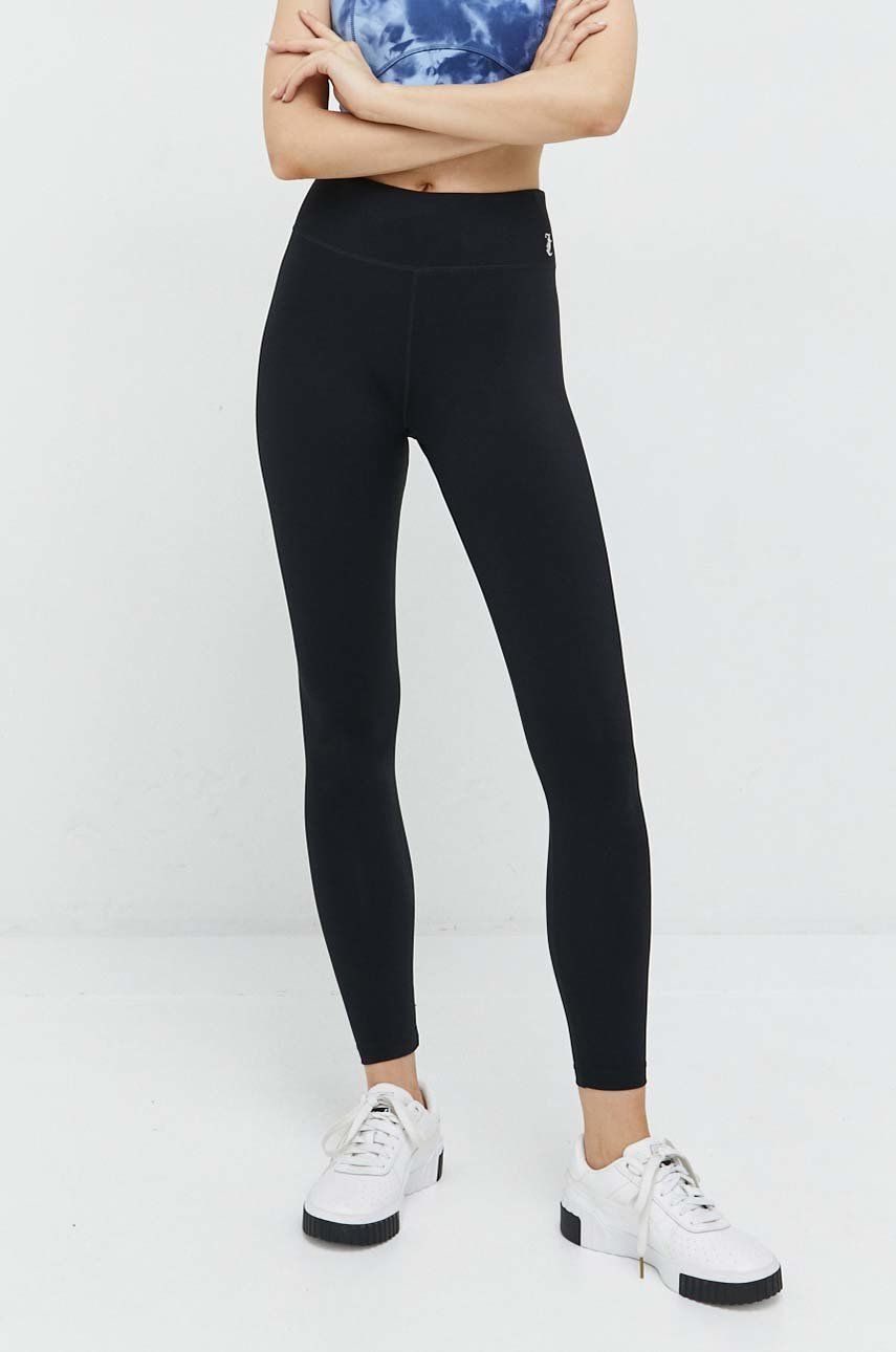 Legíny Juicy Couture Lorraine dámské, černá barva, hladké - černá -  75% Nylon