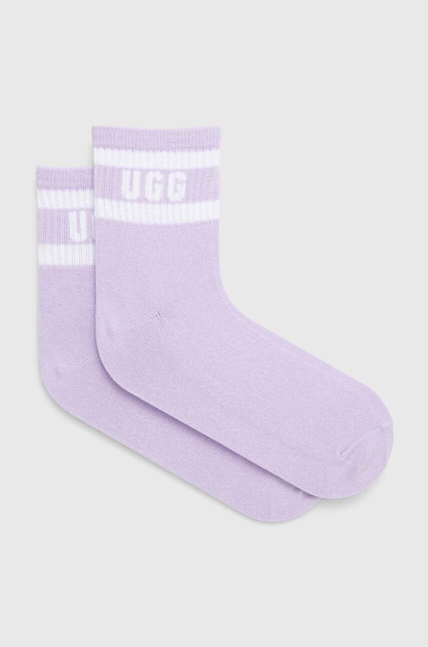 

Носки UGG Dierson женские цвет фиолетовый