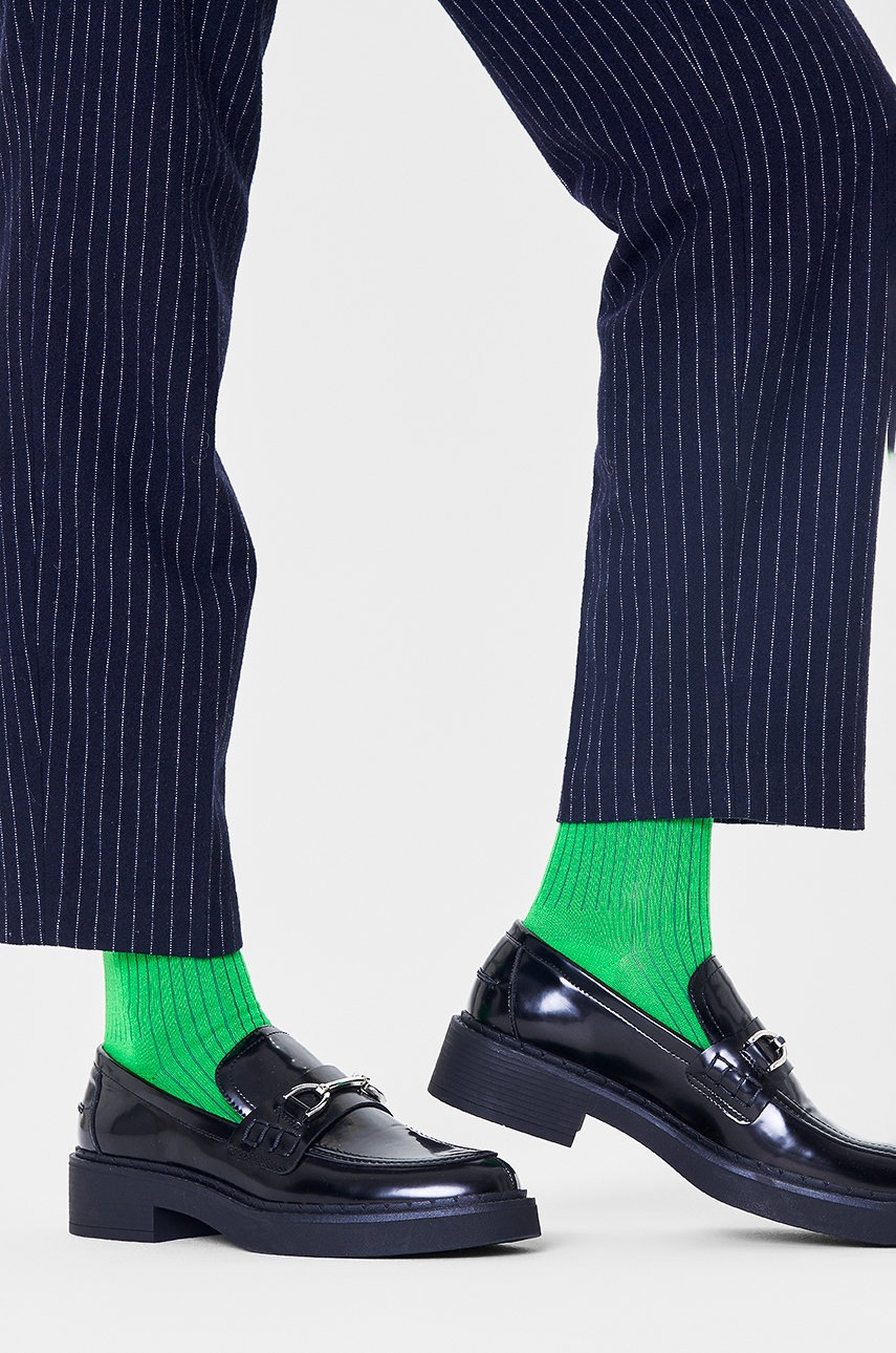 

Чорапи Happy Socks в зелено, Зелен