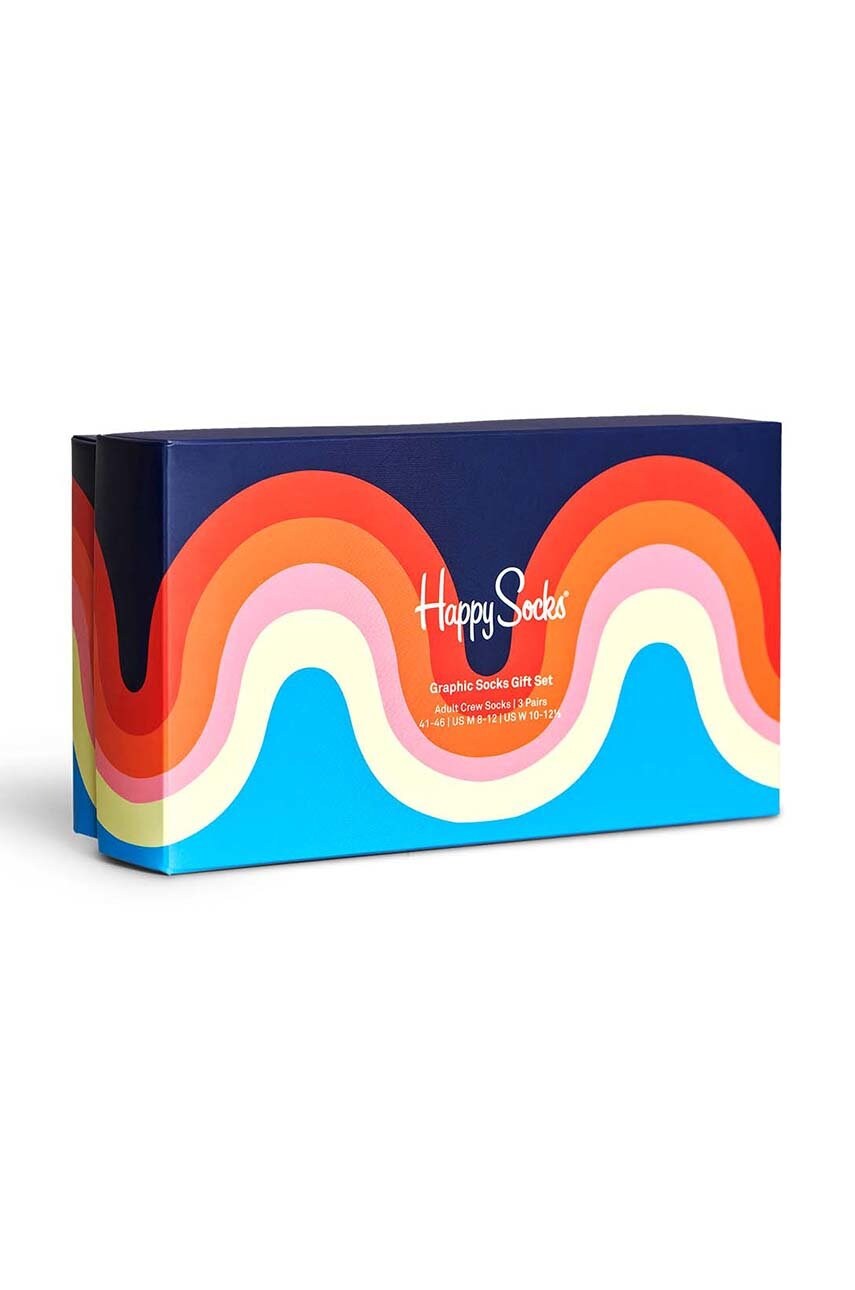 

Шкарпетки Happy Socks 3-pack жіночі