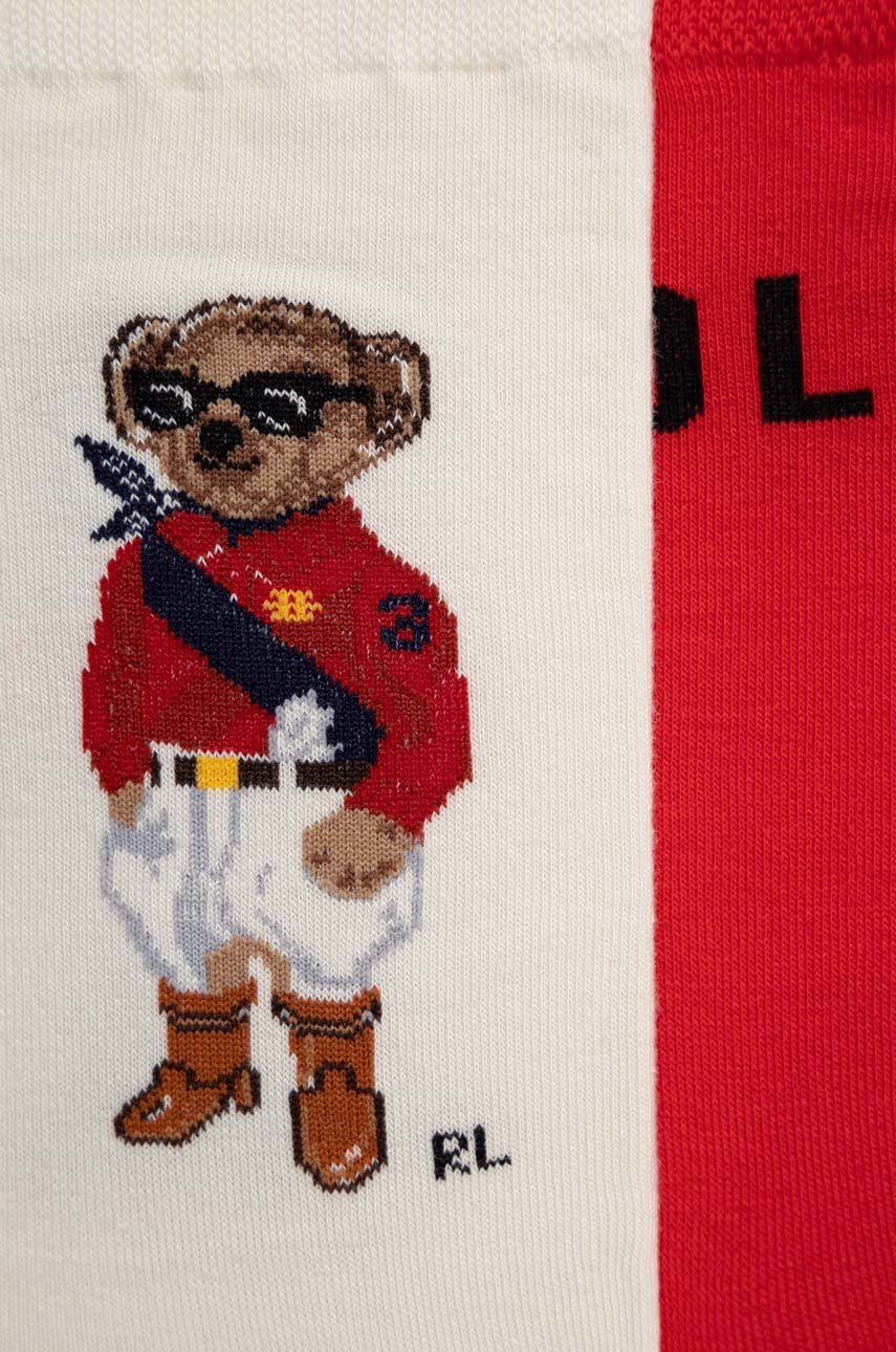 

Шкарпетки Polo Ralph Lauren 3-pack жіночі колір червоний