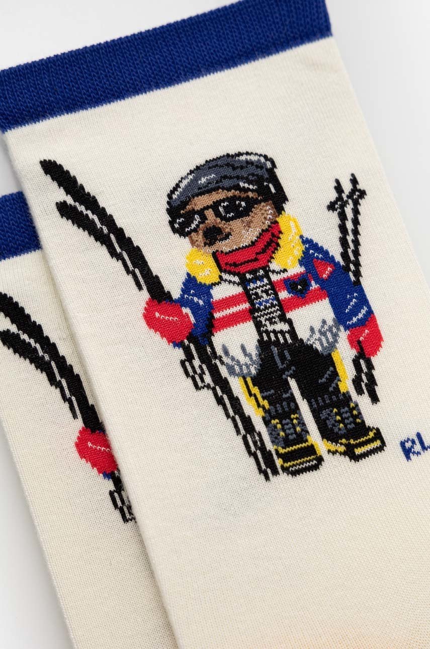 

Носки Polo Ralph Lauren женские цвет бежевый