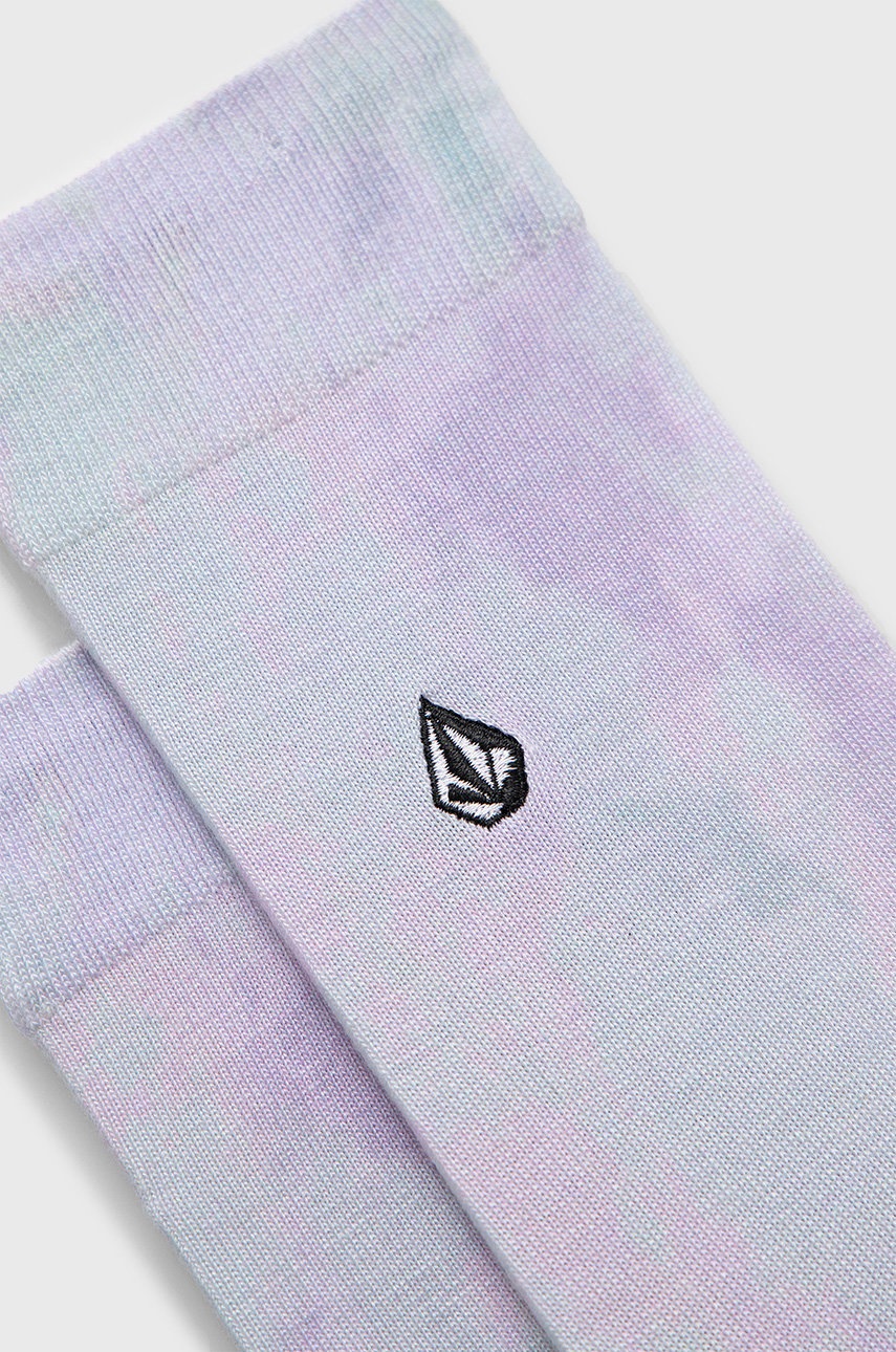 

Носки Volcom женские цвет фиолетовый