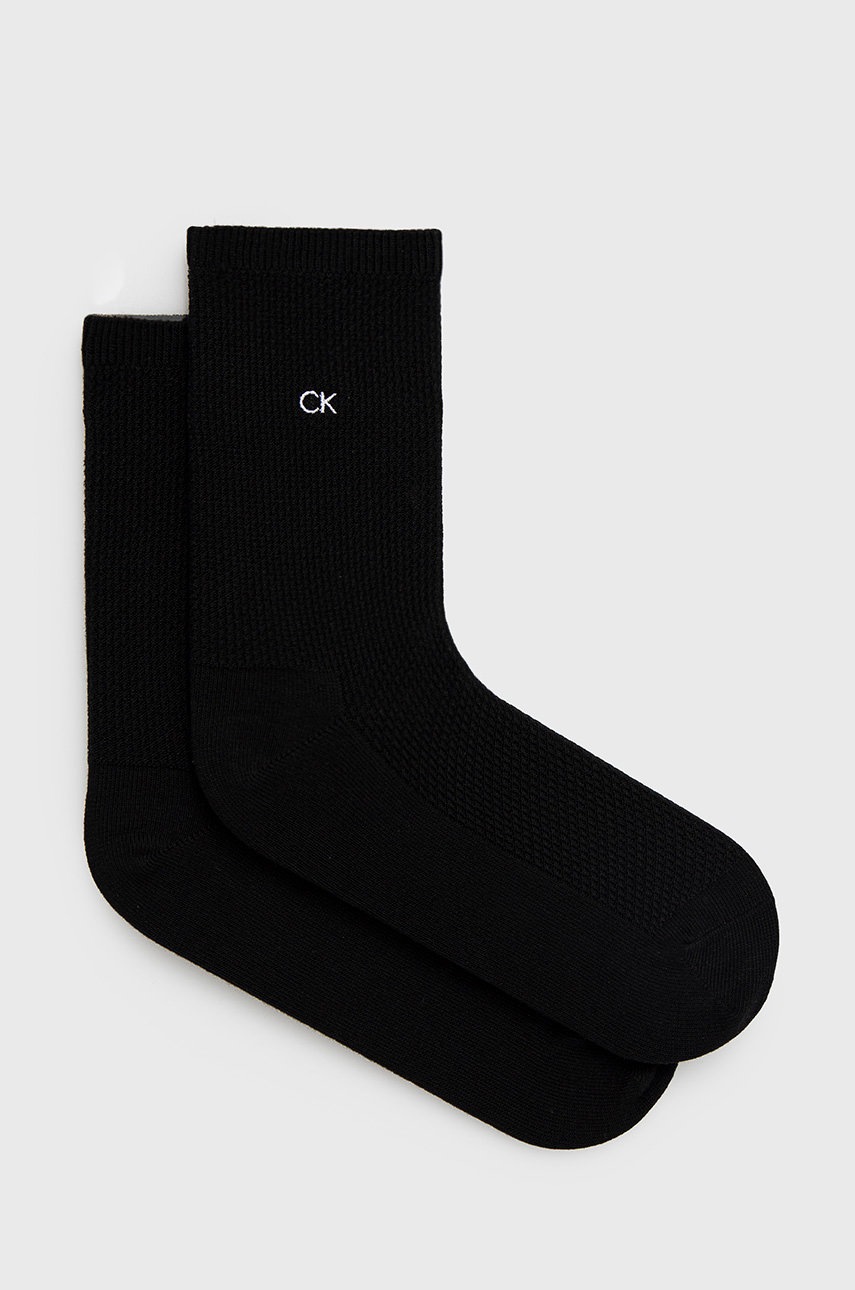 

Чорапи Calvin Klein в черно, Черен