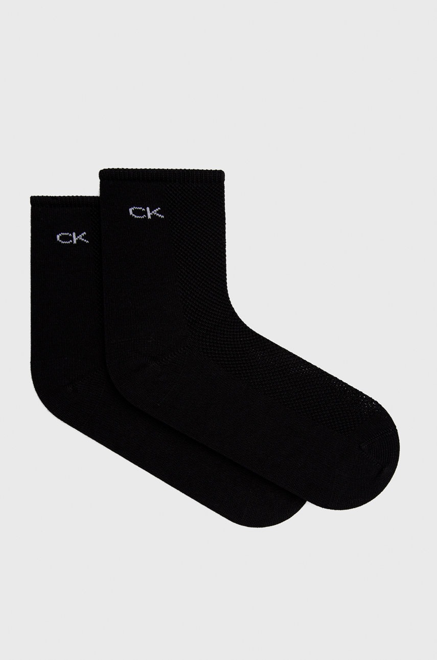 

Чорапи Calvin Klein в черно, Черен