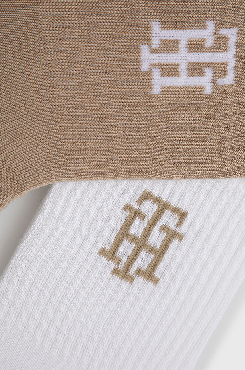 

Шкарпетки Tommy Hilfiger жіночі колір бежевий