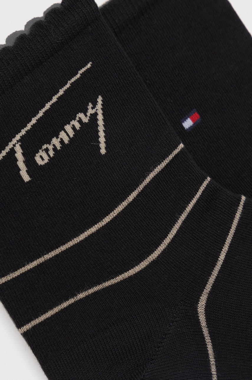 

Шкарпетки Tommy Hilfiger жіночі колір чорний