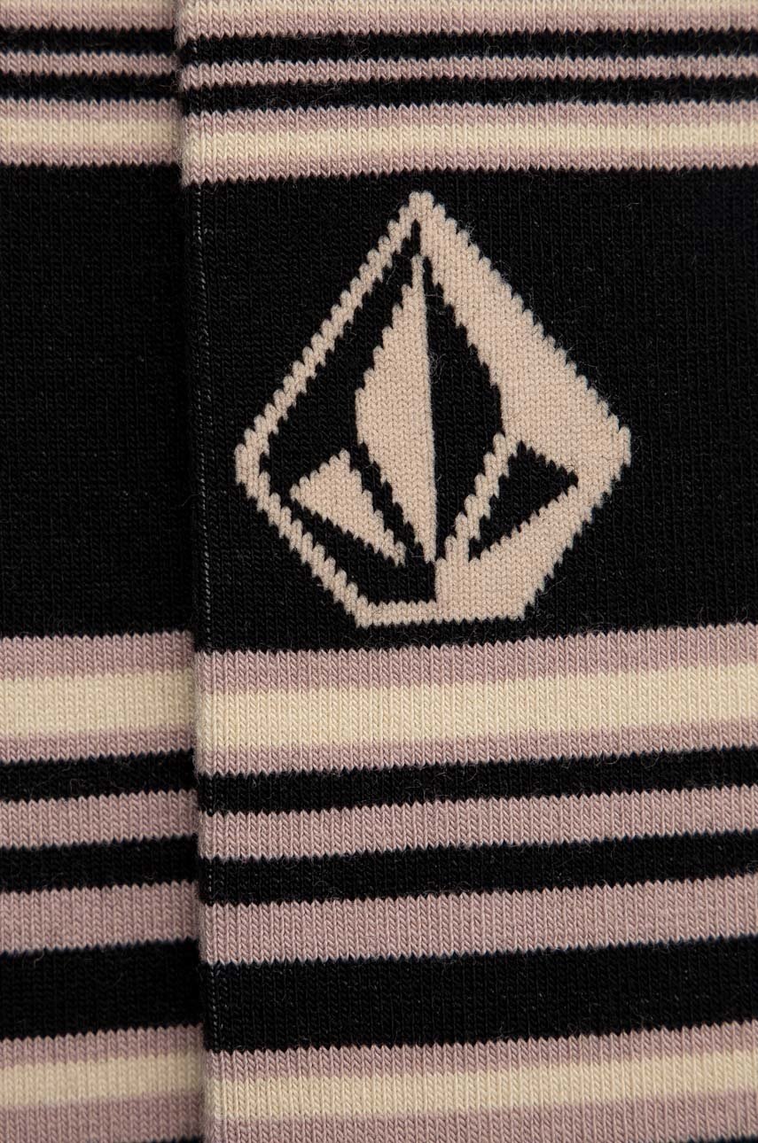 

Шкарпетки з домішкою вовни Volcom колір рожевий