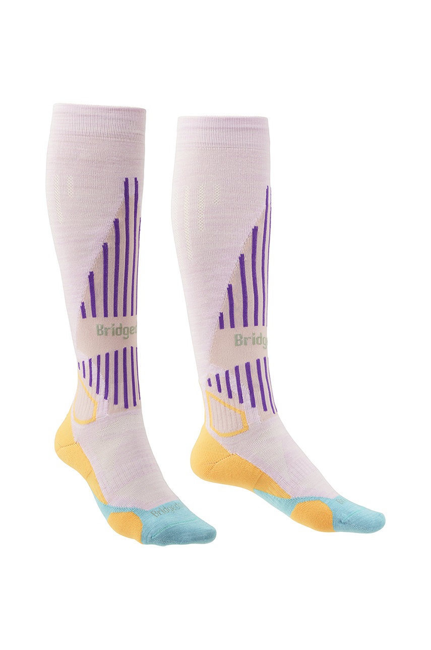 

Ски чорапи Bridgedale Lightweight Merino Performance, Розов