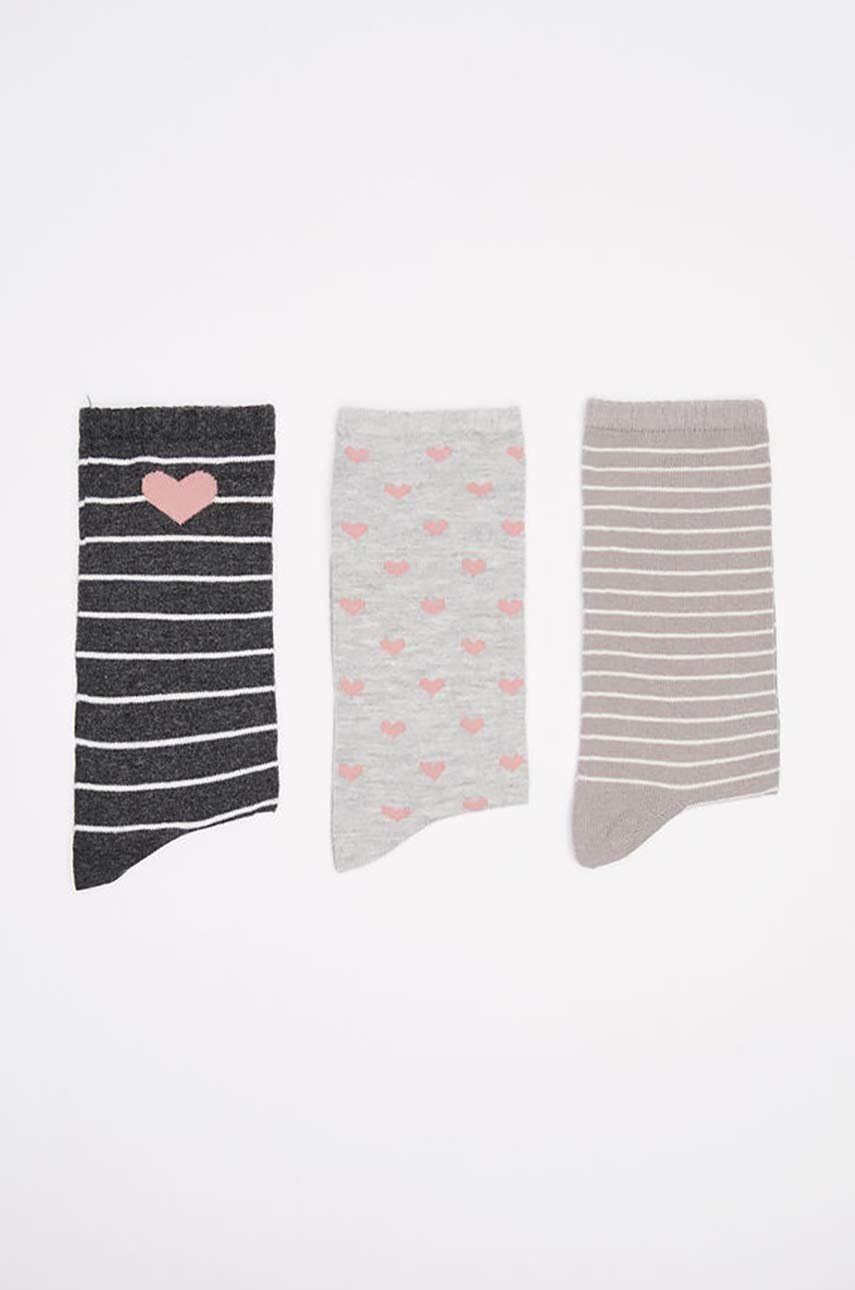 

Чорапи women'secret (3 броя) в сиво, Сив