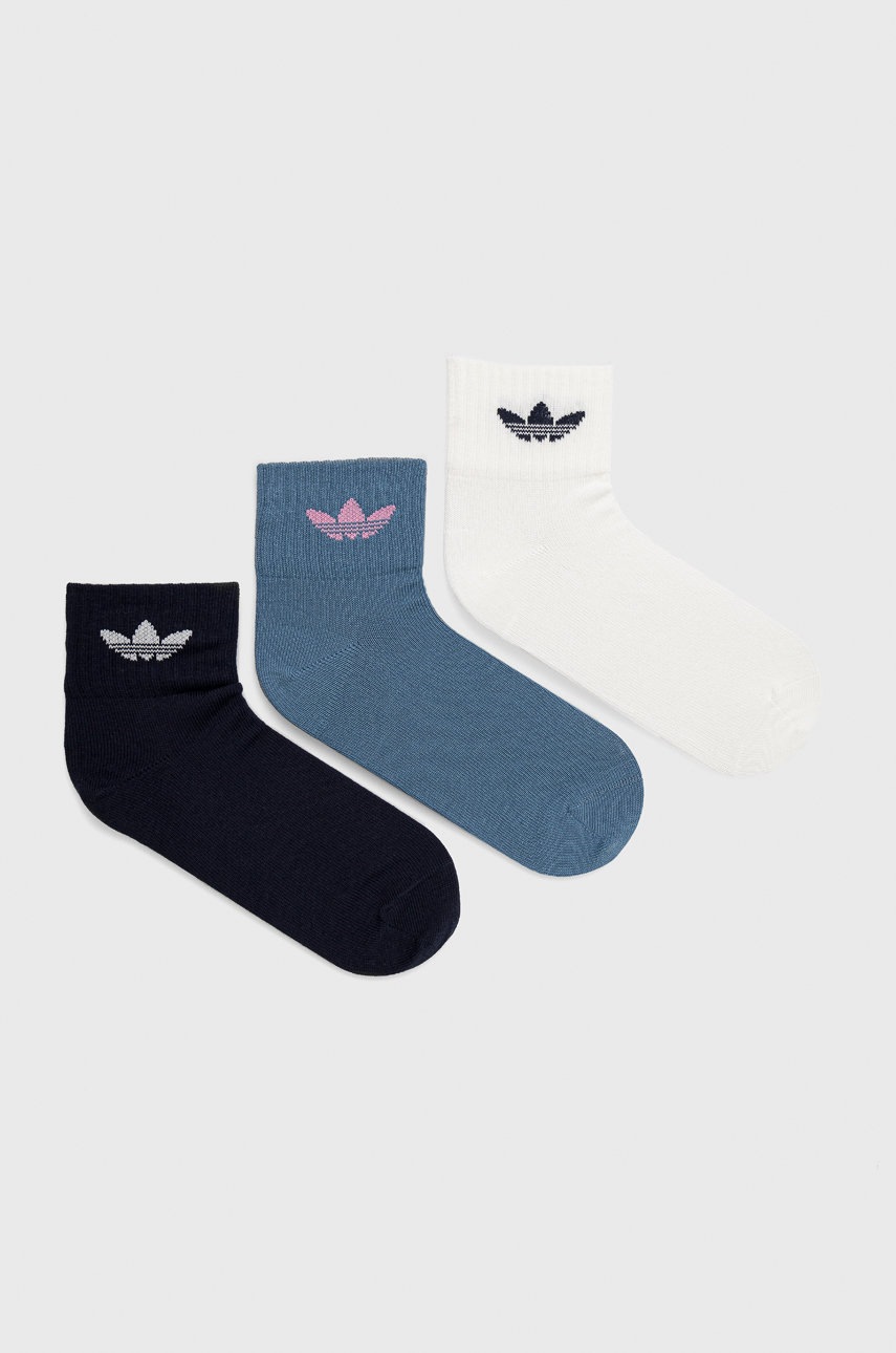 

Детски чорапи adidas Originals (3-pack), Син
