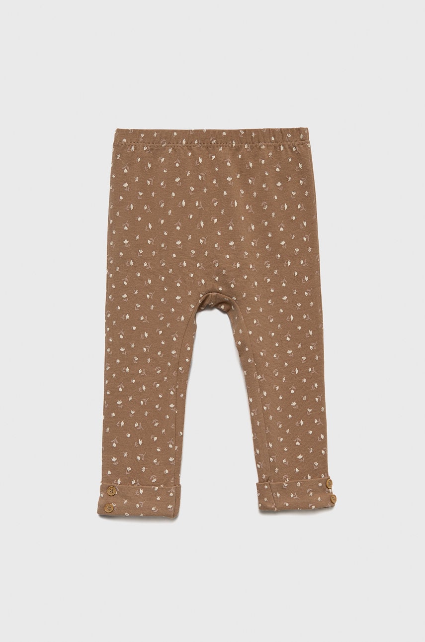 United Colors Of Benetton leggins copii culoarea maro, modelator
