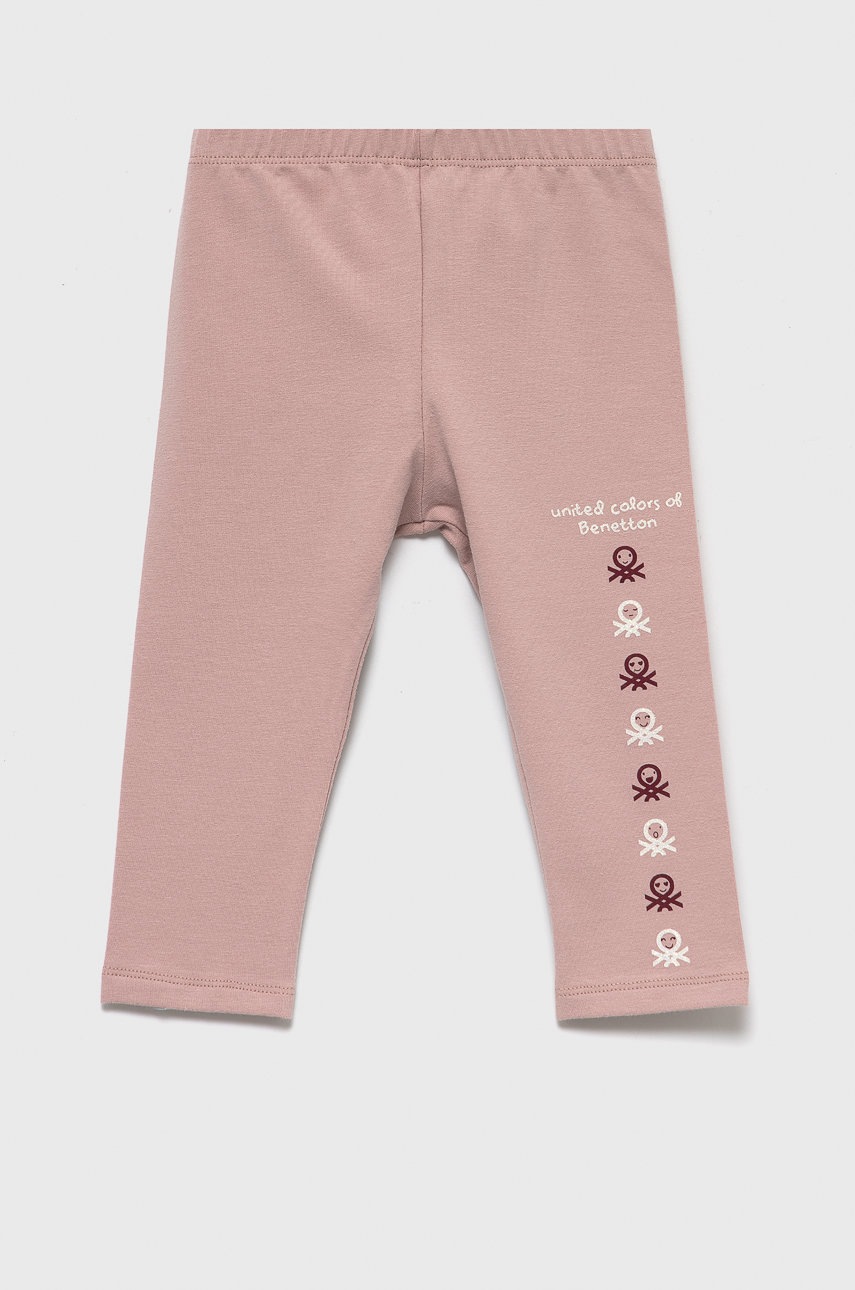 

Детски клин United Colors of Benetton в розово меланж на, Розов