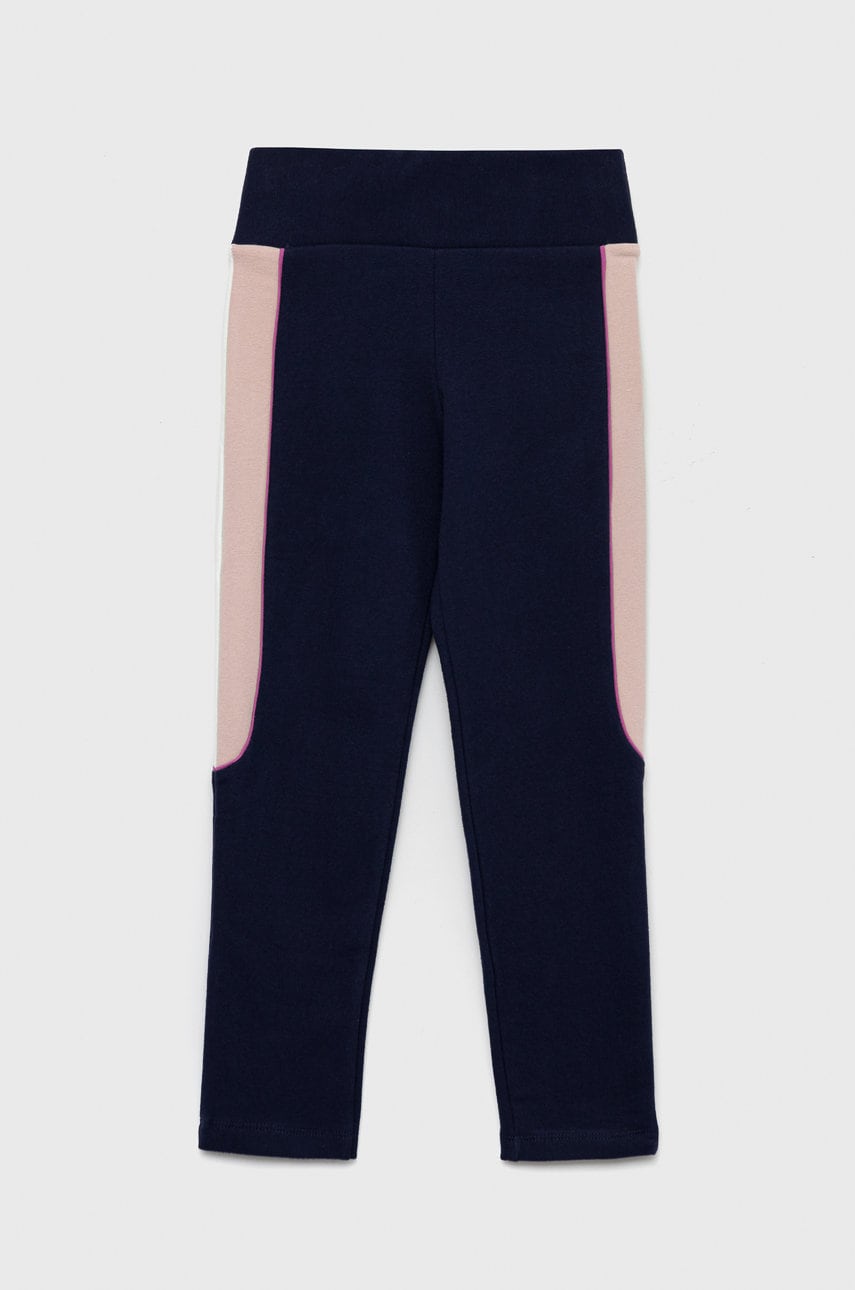 Дитячі легінси United Colors of Benetton колір синій візерунок Дитячі легінси United Colors of Benetton колір синій візерунок