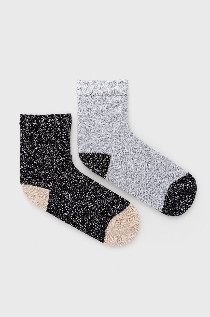 

Детские носки United Colors of Benetton (2-pack) цвет серый