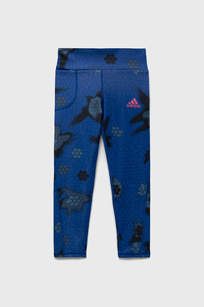 

Детски клин adidas Performance с десен, Син