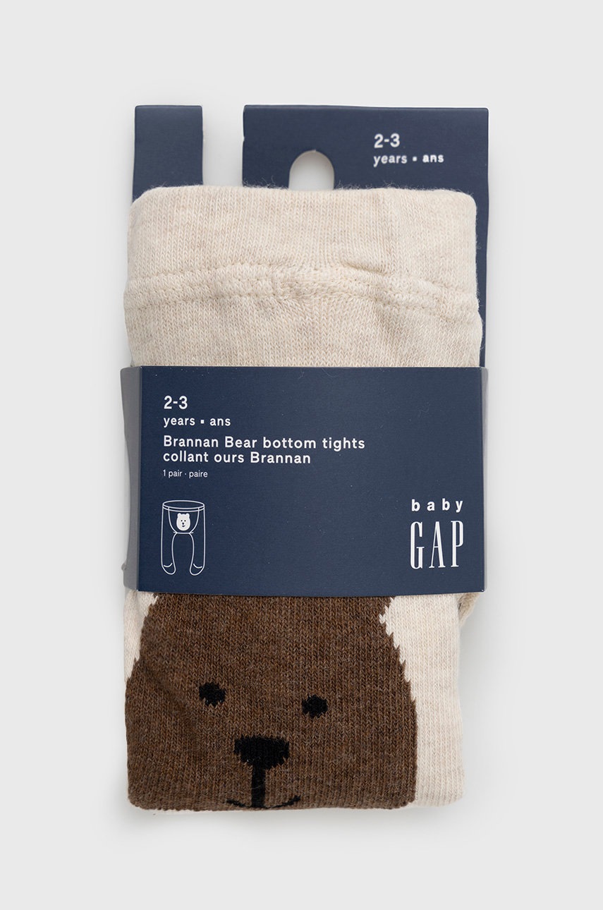 

Детски чорапогащи GAP в бежово, Бежов