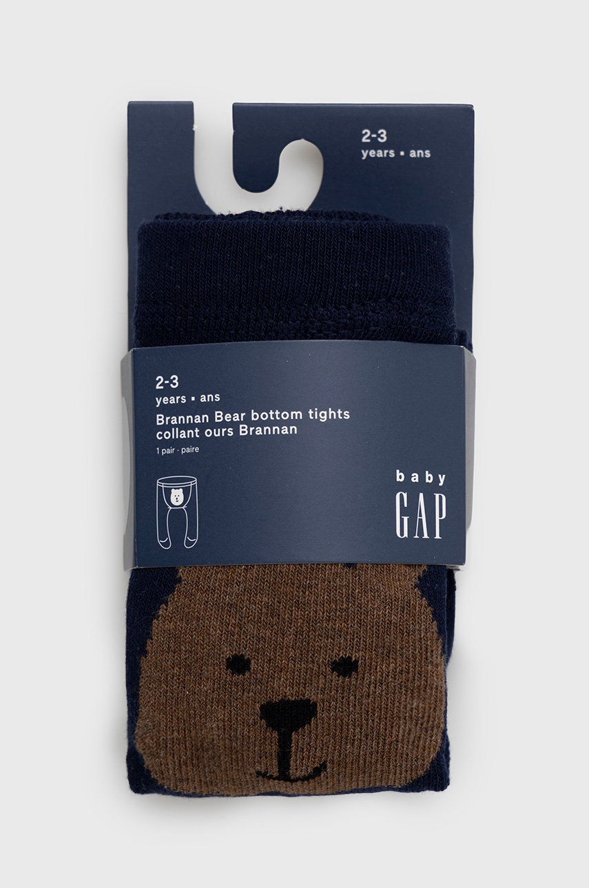 

Детски чорапогащи GAP в тъмносиньо, Тъмносин