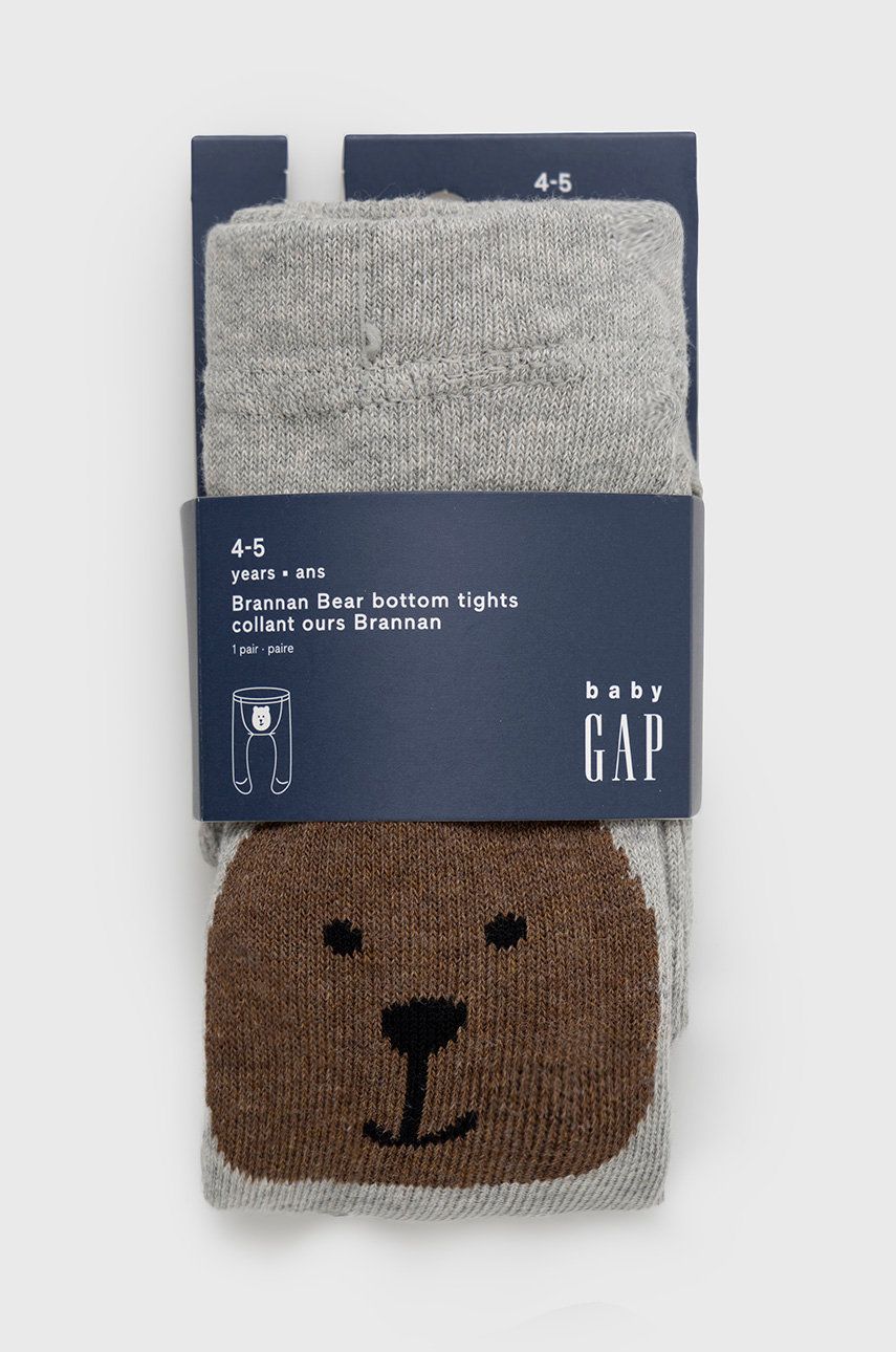 

Детски чорапогащи GAP в сиво, Сив