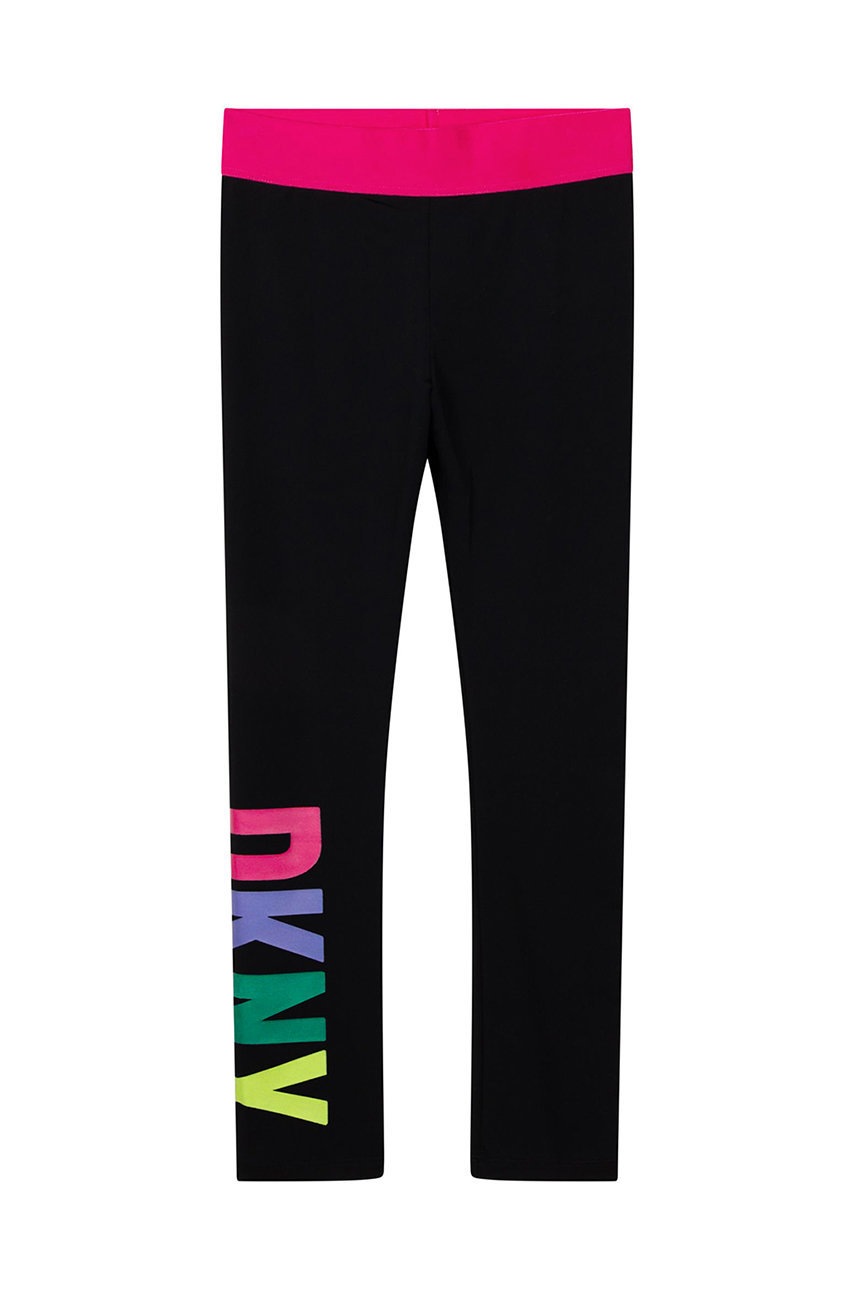 

Детски клин Dkny в черно с принт, Черен