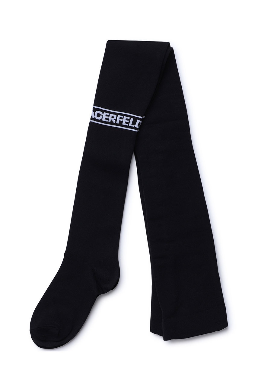 

Детские колготки Karl Lagerfeld цвет чёрный