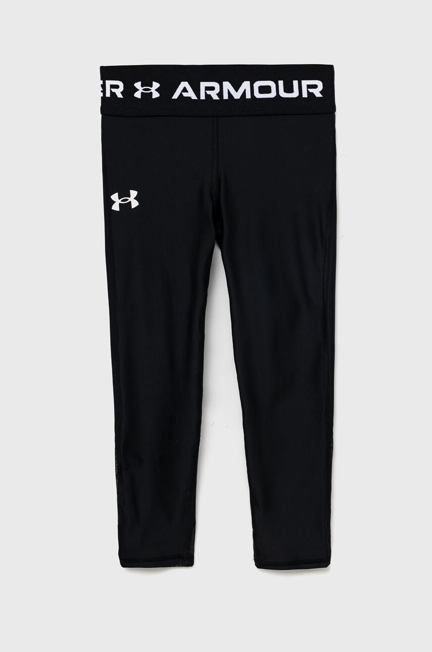 Under Armour leggins copii culoarea negru, cu imprimeu
