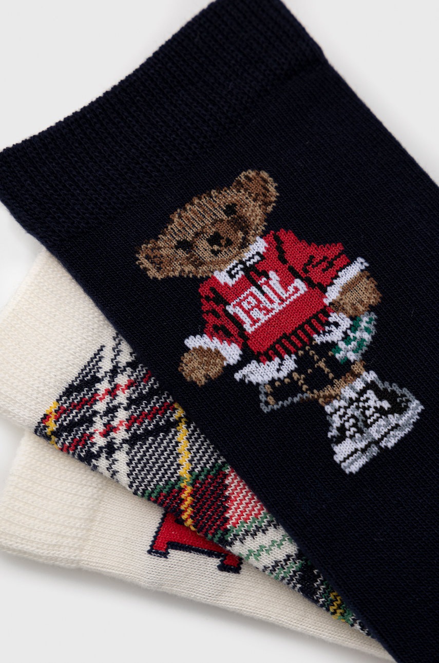 

Детские носки Polo Ralph Lauren (3-pack) цвет синий