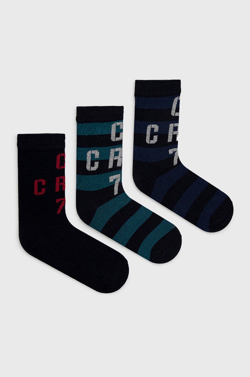 

Детски чорапи CR7 Cristiano Ronaldo 3 чифта в тъмносиньо, Тъмносин
