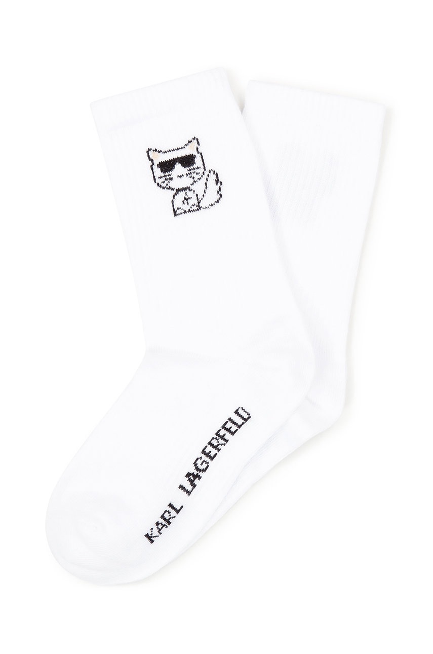 

Дитячі шкарпетки Karl Lagerfeld колір білий