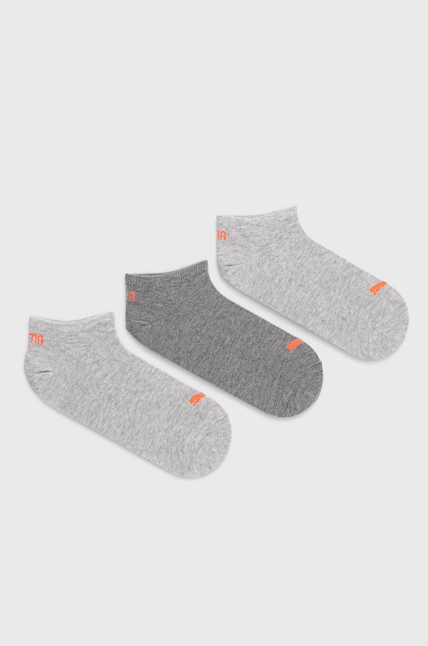 

Дитячі шкарпетки Puma (3-pack) колір сірий