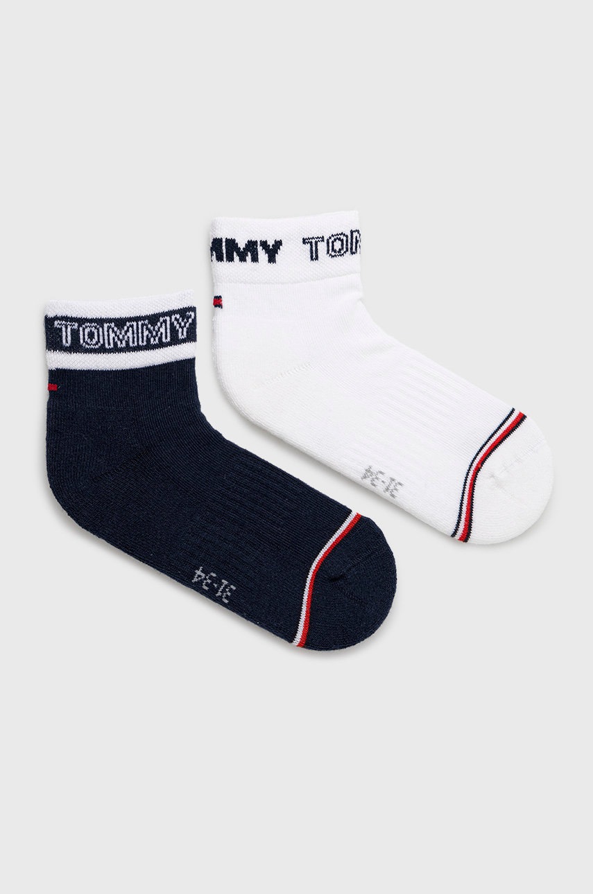 

Детски чорапи Tommy Hilfiger в тъмносиньо, Тъмносин