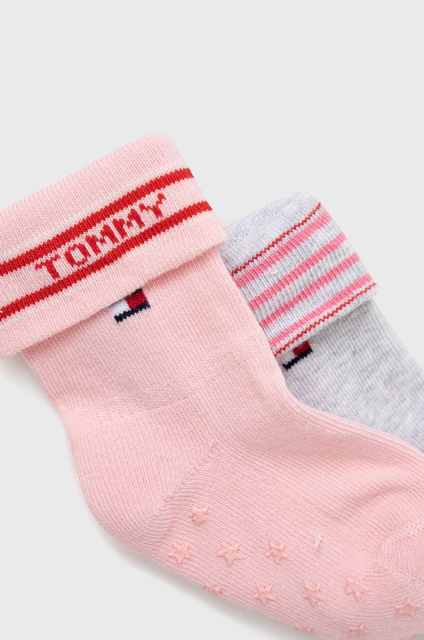

Детские носки Tommy Hilfiger цвет розовый