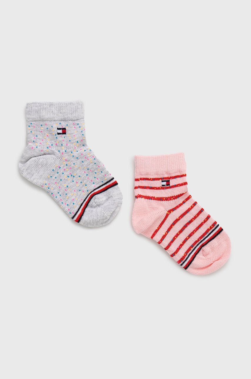 

Детски чорапи Tommy Hilfiger в розово, Розов