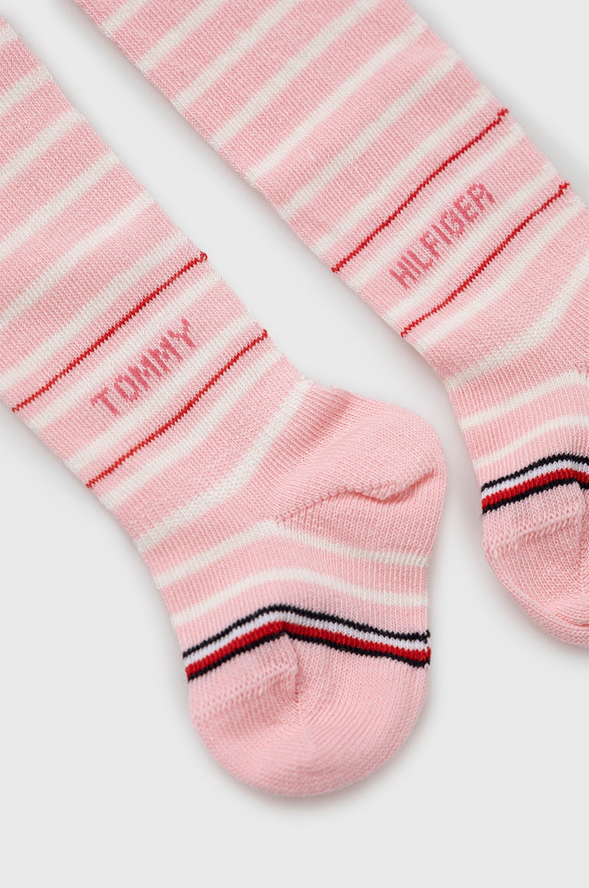 

Детские колготки Tommy Hilfiger цвет розовый