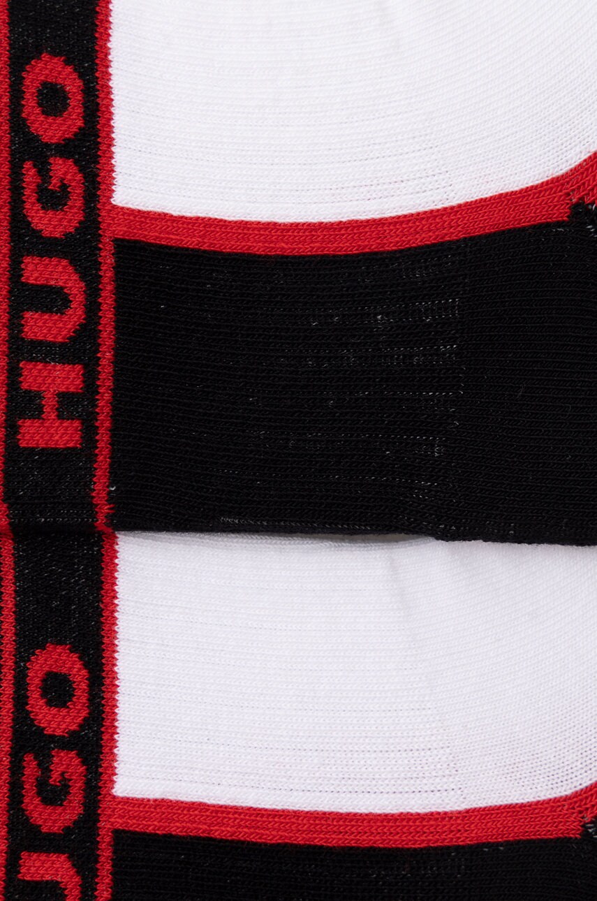 

Шкарпетки HUGO (2-pack) чоловічі колір чорний