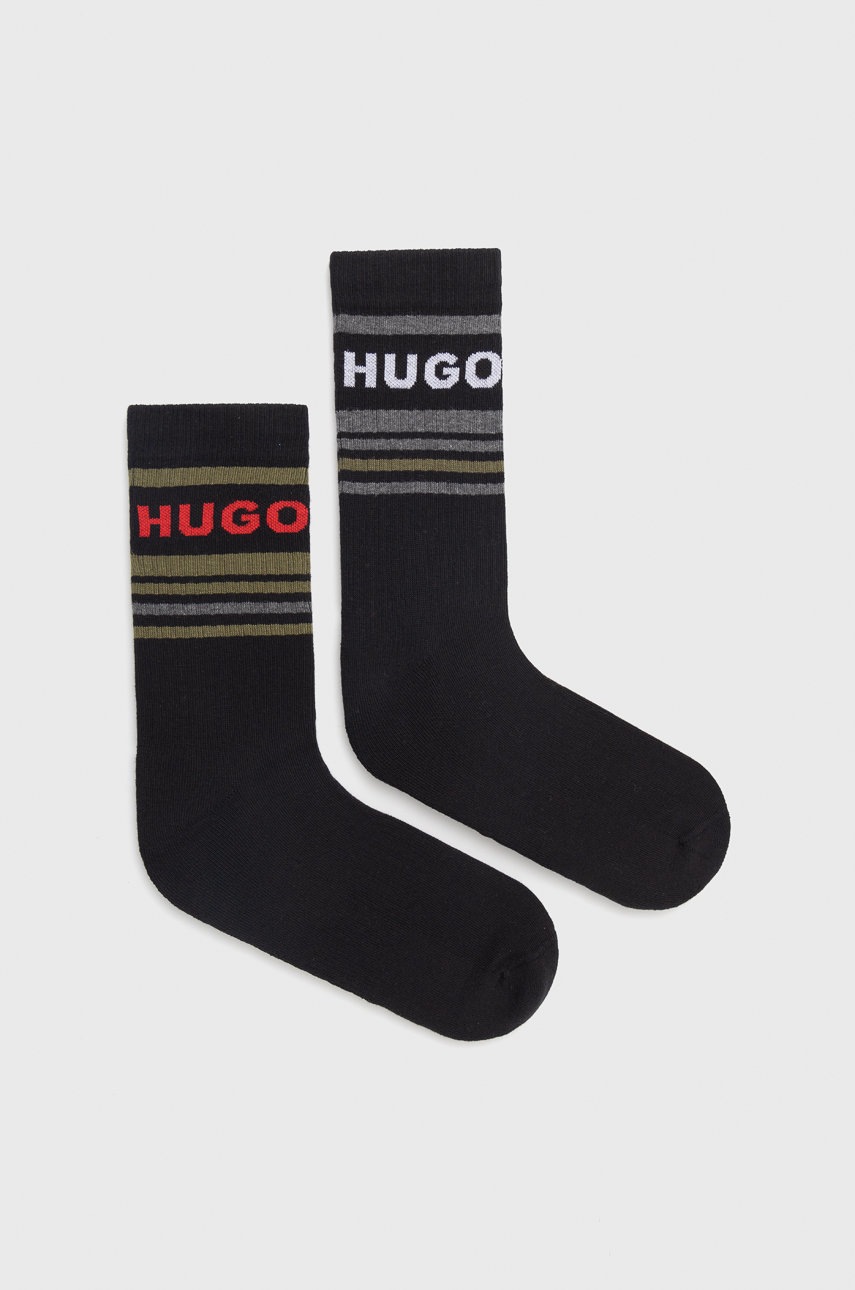 

Чорапи HUGO в черно, Черен