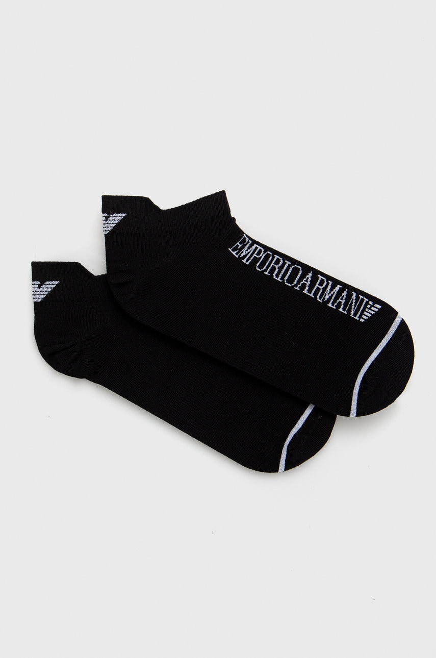 Emporio Armani Underwear sosete barbati, culoarea negru
