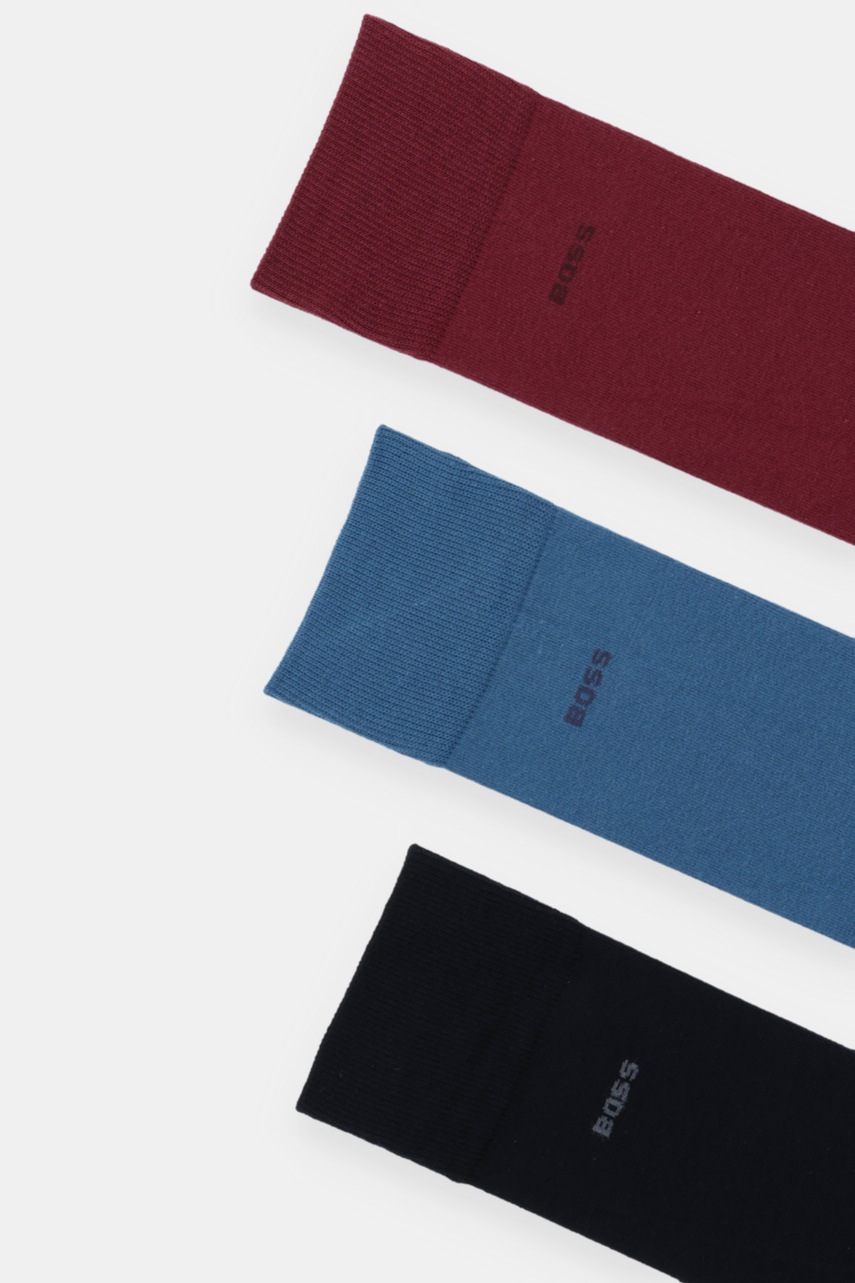 Носки BOSS 3 шт цвет чёрный 50469839