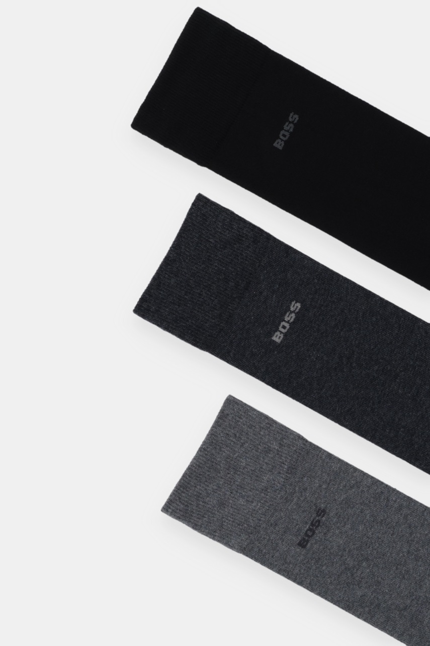 Носки BOSS 3 шт цвет чёрный 50469839