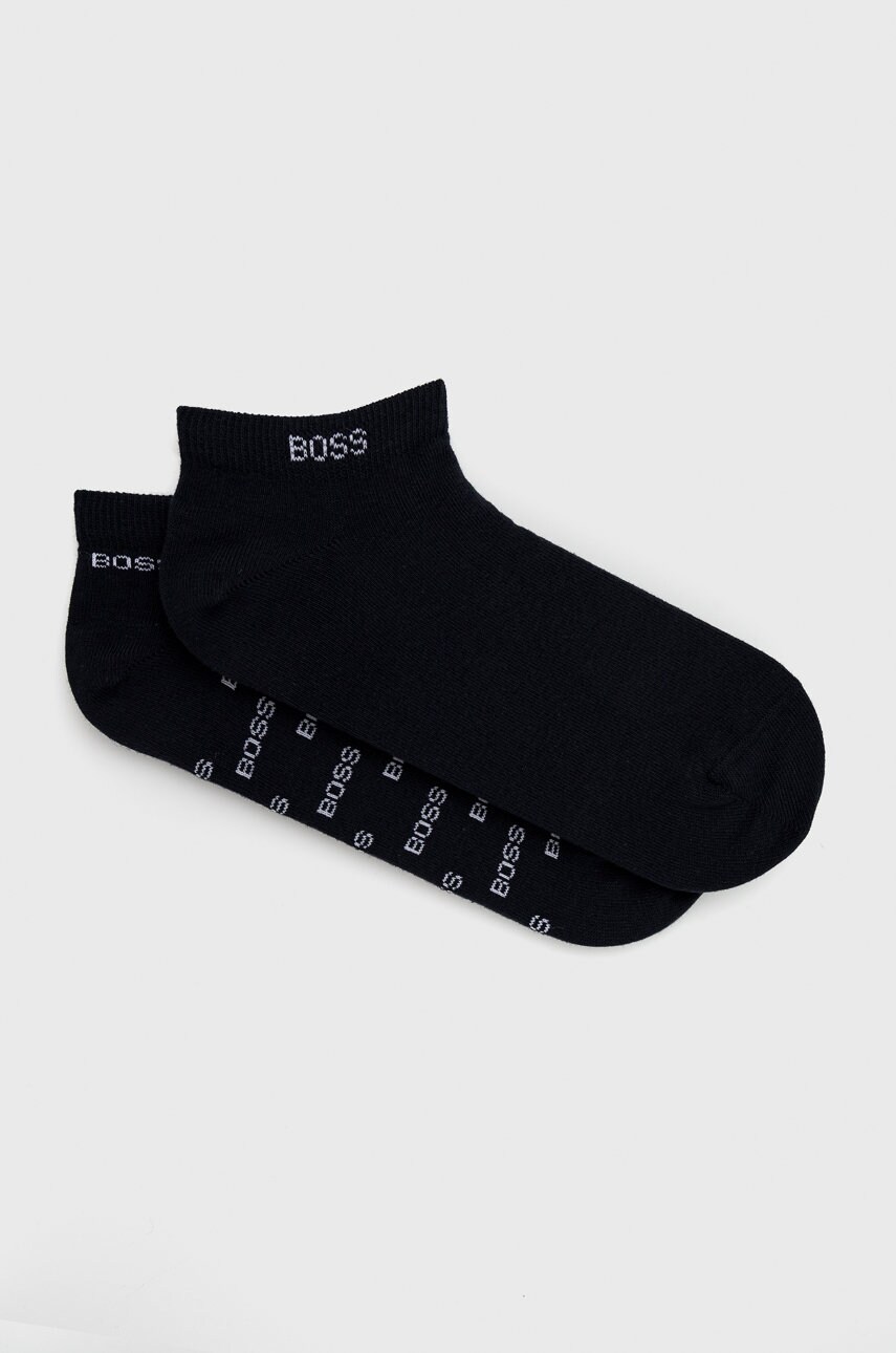 

Чорапи BOSS (2-pack) в тъмносиньо, Тъмносин