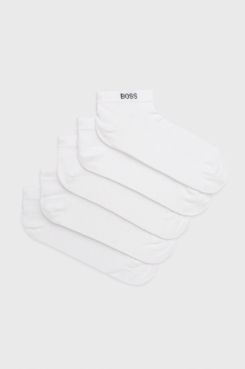 

Шкарпетки BOSS 5-pack чоловічі колір білий