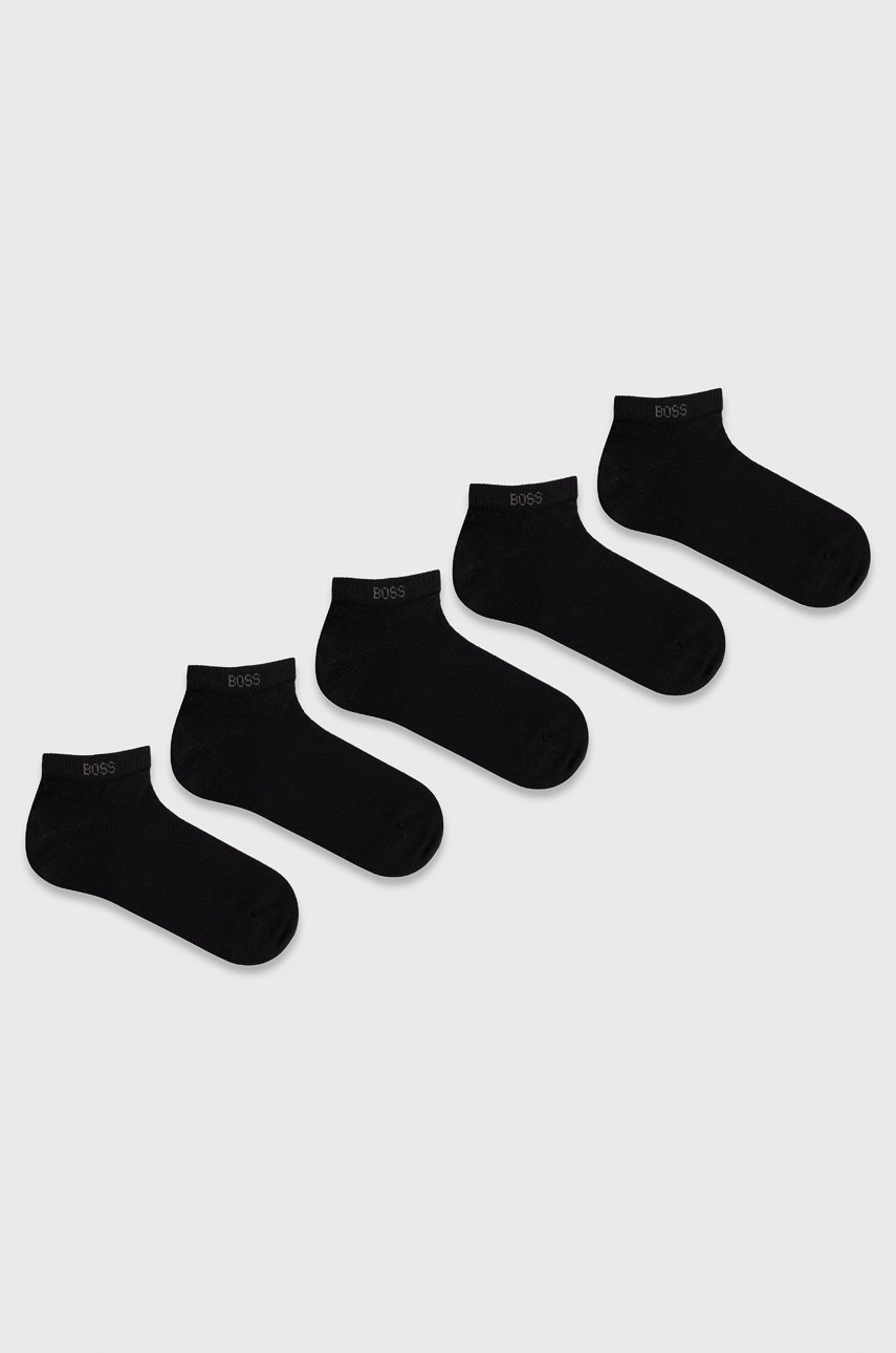 

Носки BOSS (5-pack) мужские цвет чёрный
