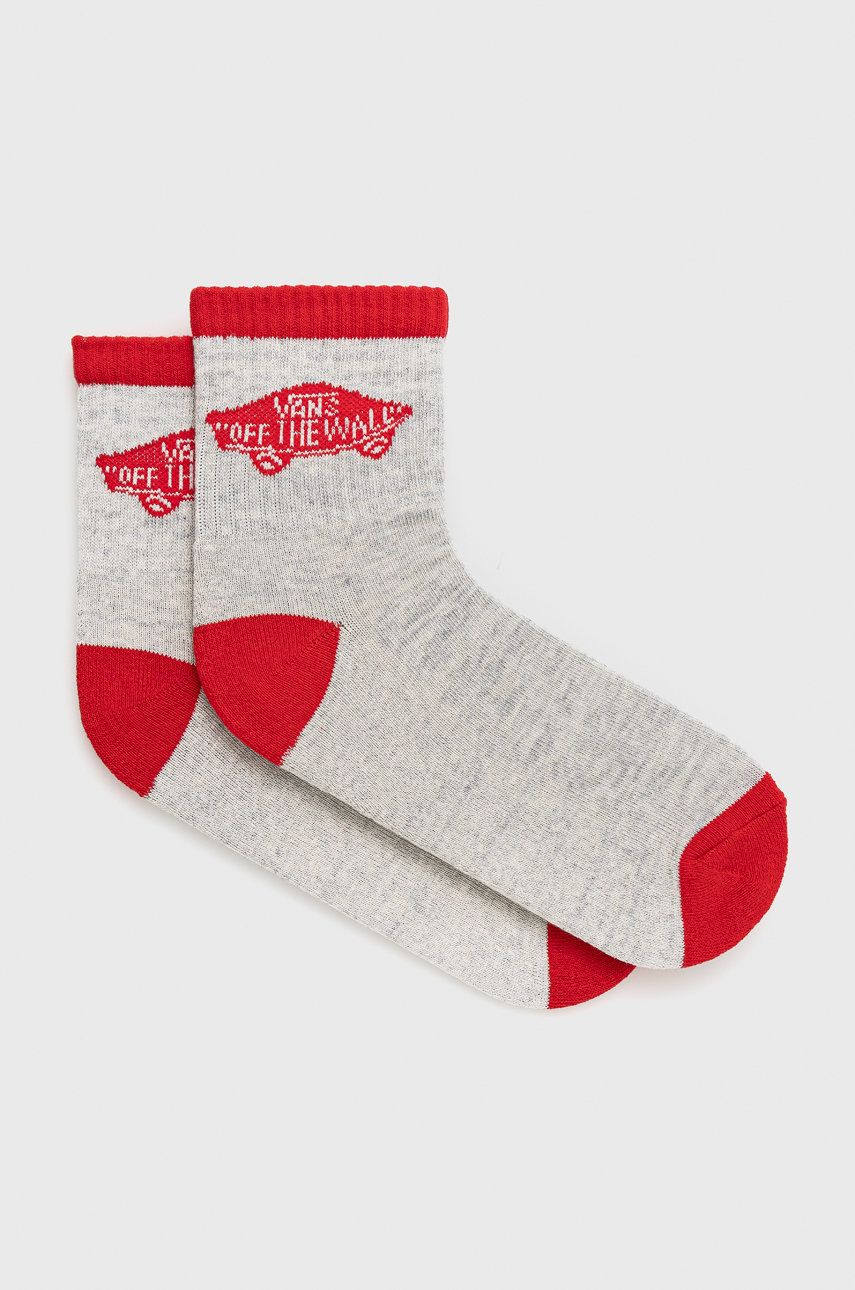 Ponožky Vans pánské, šedá barva - šedá -  68% Bavlna