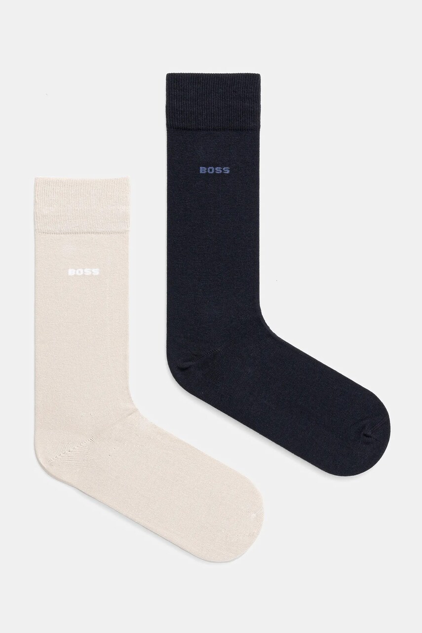 BOSS sosete barbati, culoarea bej, 50467709