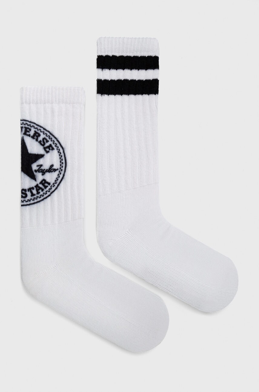 Converse sosete barbati, culoarea alb