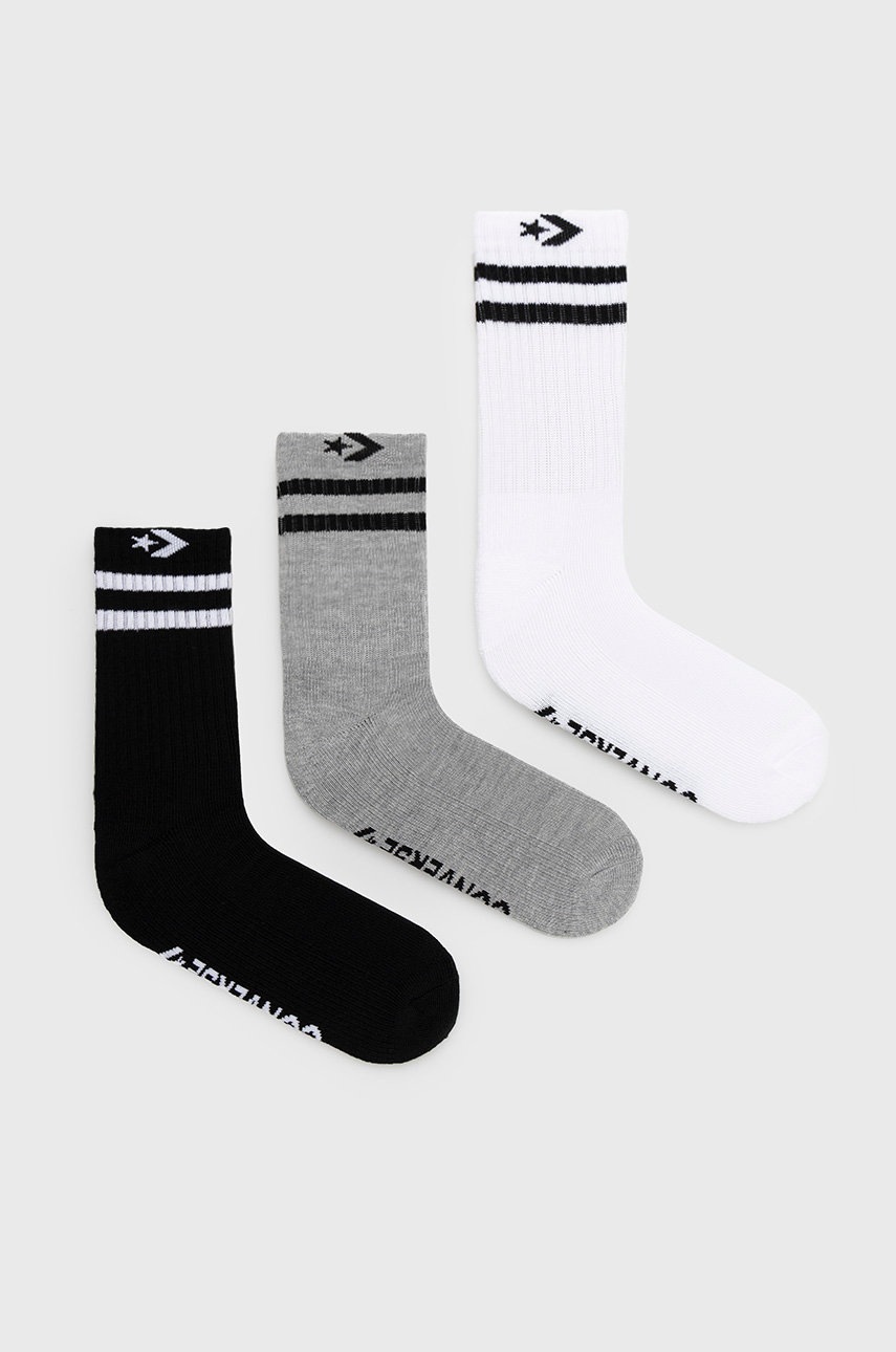 

Чорапи Converse (3 чифта) в черно, Черен