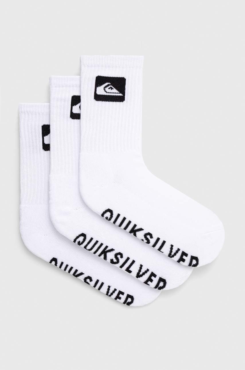 

Шкарпетки Quiksilver 3-pack чоловічі колір білий