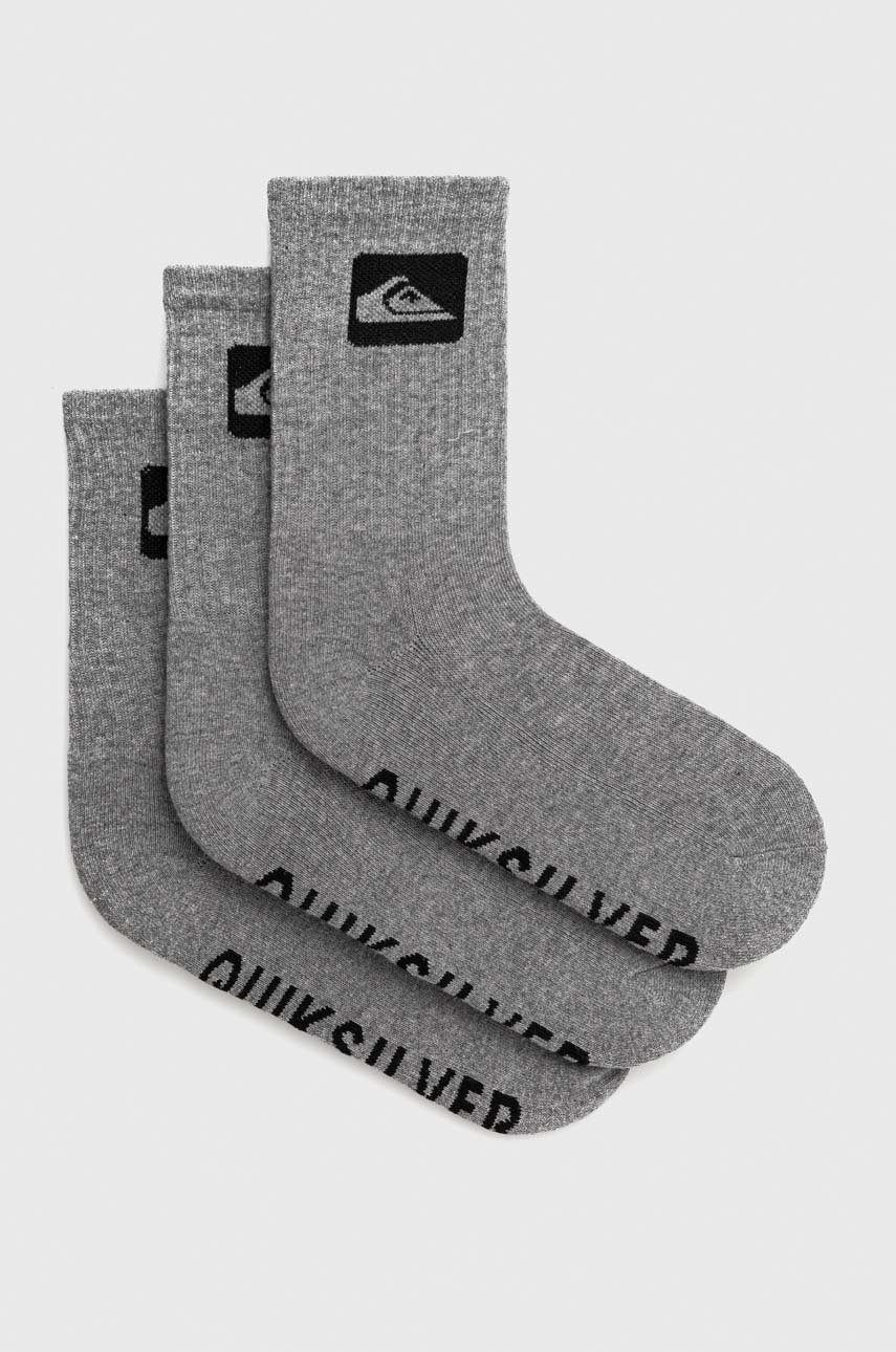 

Носки Quiksilver 3 шт мужские цвет серый