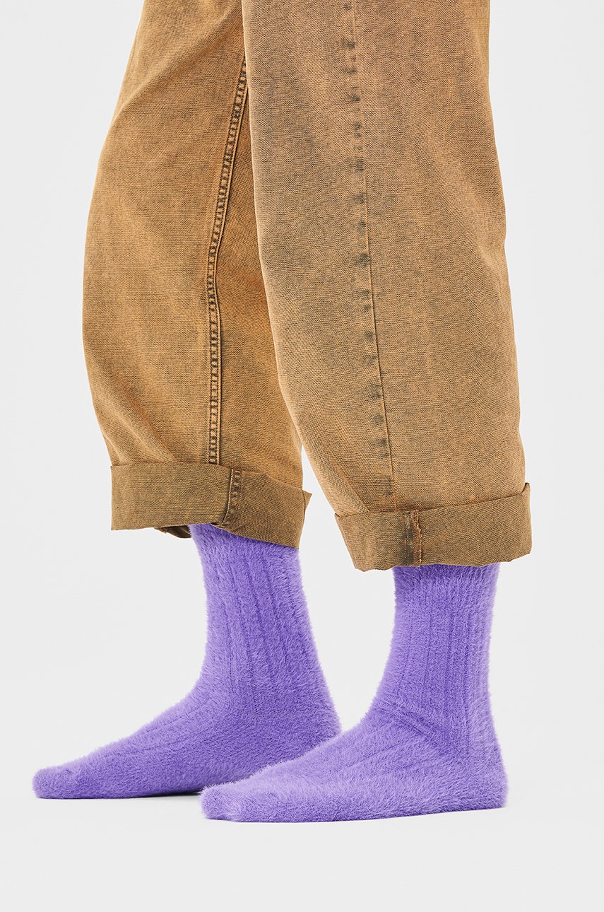 

Чорапи Happy Socks в лилаво, Виолетов