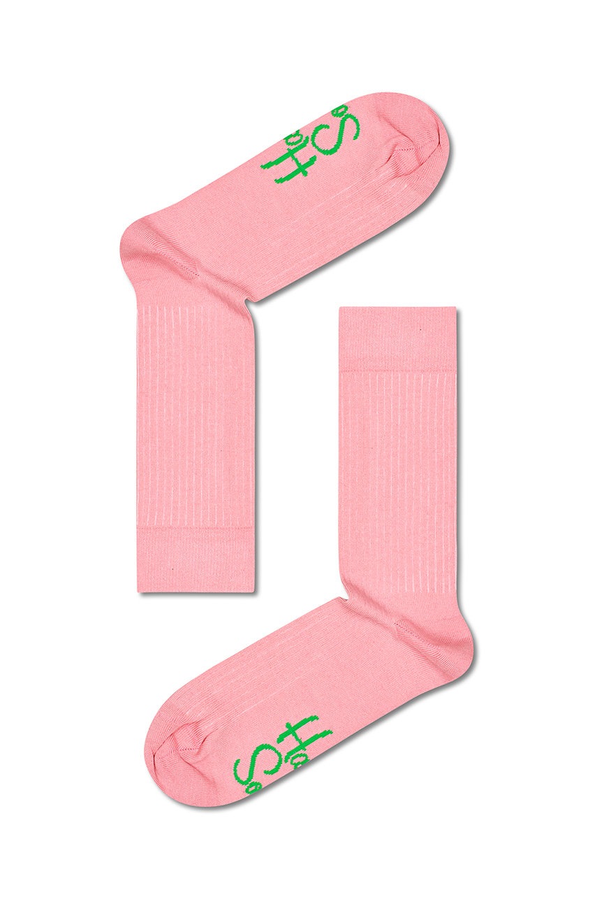 

Шкарпетки Happy Socks чоловічі колір рожевий